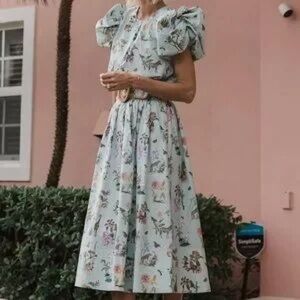 ANTONIO MELANI x Jennifer Sumko Belted Skirt Set